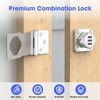 Mechanical Password Rotary Hasp Locks, Cabinet Combination Lock, Door Security