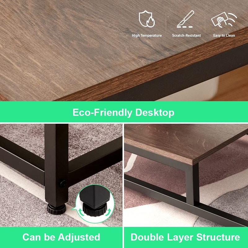 Coral Flower 3 Pieces Coffee Table Set , End Table,Must-Have