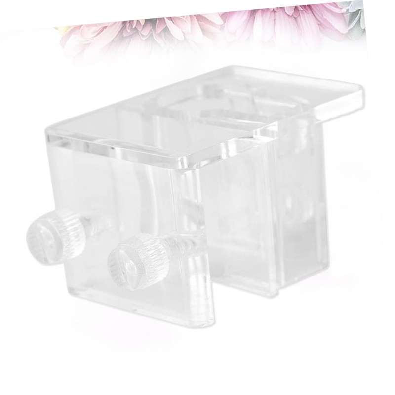 Ipetboom 3pcs Aquarium Fixed Clip Acrylic Aquarium Hose Holder Fish