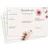 FRUITPRINTS I Set of 25 Guest Cards I Cherry Blossoms