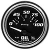 Equus E7264: 2" Chrome Electric Oil Pressure Gauge