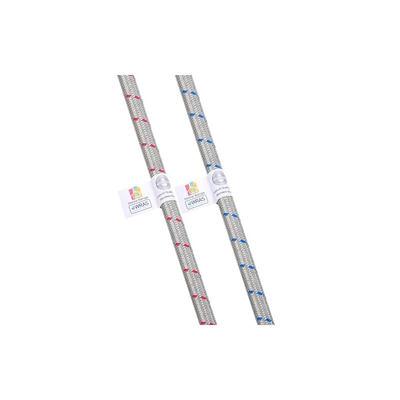 Home Range 300mm WRAS Approved Pair of M12 x 15mm
