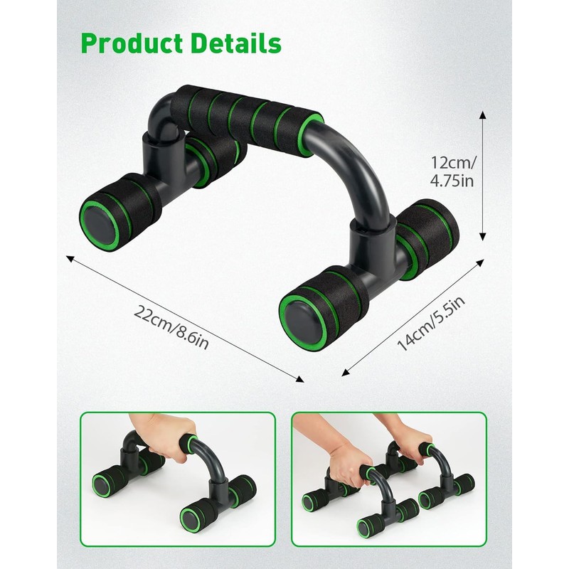 Push Up Handles (Red) (Green)