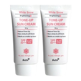 1+1 White Snow Glow Fermented Tone-Up Sunscreen 50g / 1+1 하얀눈 광채 발효 톤업 선크림 50g