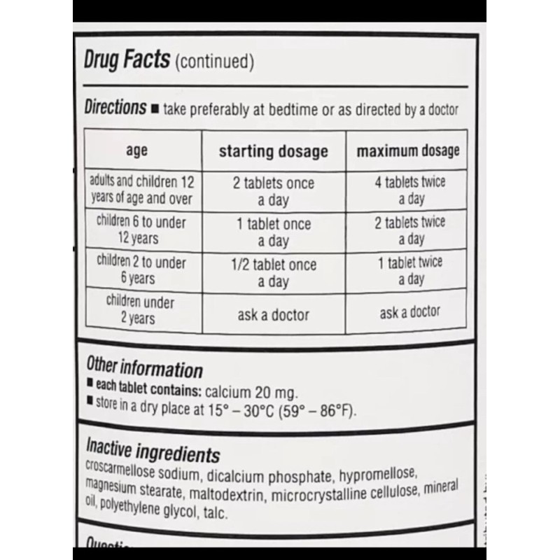 Major Senna 8.6mg Laxative Tablets 1000ct -Expiration Date 01-2027
