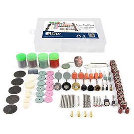 161 x universal multi-purpose accessory set, multifunctional rotary tool accessory, grinding polishing drilling kits for easy cutting, carving and polishing.