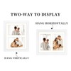 AVEAX 8x10 (20x25 cm) Photo Frame Display Double 4x6 Frames