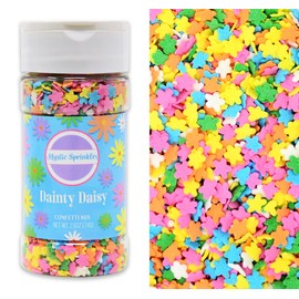 Mystic Sprinkles Spring Sprinkle Mixes (Dainty Daisy Confetti Mix 2.6oz)