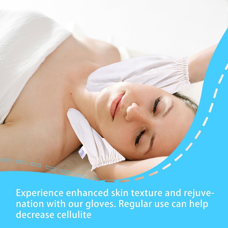 1pcs Massage Gloves, Mulberry Raw Silk Exfoliating Bath Shower Gloves