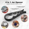 Jar Opener for Weak Hands - 5 Pack Bottle Openers