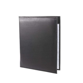 MIGUEL PETACAS | Carpeta de Piel Color Negro | Compartimento Tamaño Carta | Organizador de Documentos | Elegante y Duradera | Ideal para Negocios, Reuniones y Oficinas | Alta Calidad