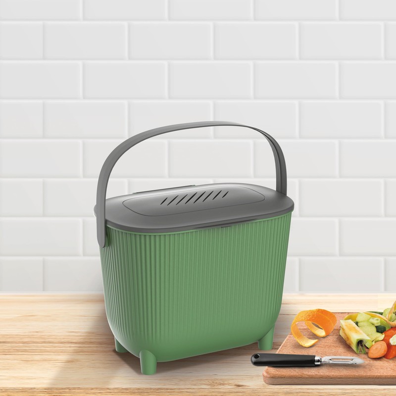EDA - 10 Litre Compost Bin with Carbon Filter -