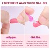 New Press On Nails,Medium Soft Gel Oval Fake Nail Kit