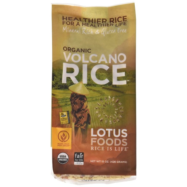 Lotus Foods Rice Volcano Brwn & Red O