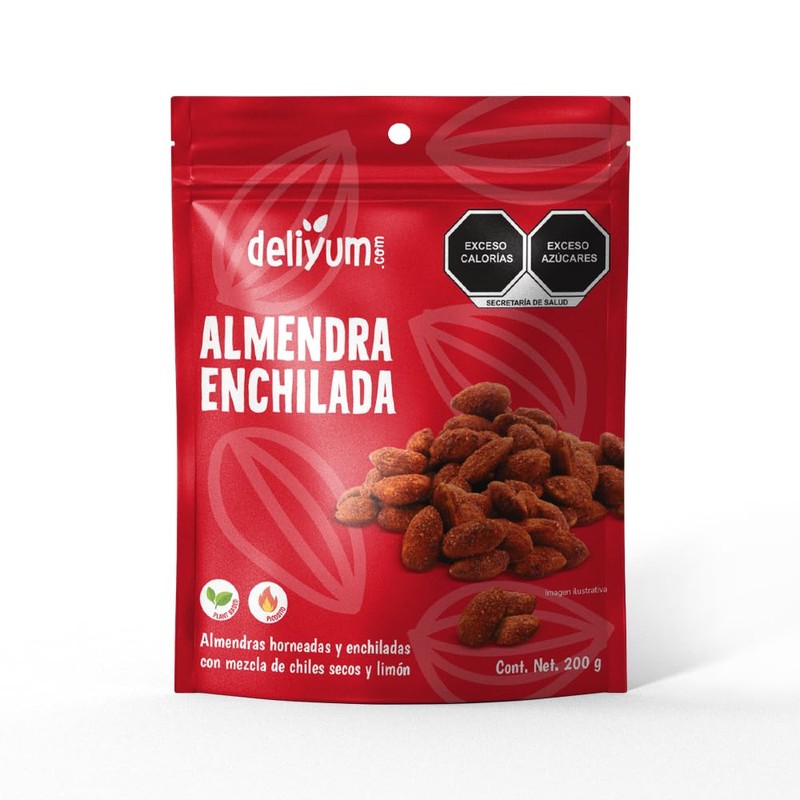 DELIYUM.COM | Almendra Enchilada | Vegano y natural | Sin