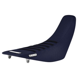 Enjoy Mfg Seat Cover - Compatible Fit for Honda 2000-2007 XR 650R #414 (Color/Black Rib) (All KTM Blue/Black Ribs)