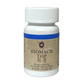 True Formula Stomach Top Protects Gastric Mucosa, Nutrition for Stomach Health, 500mg, 60 Tablets, 1 Month / 트루포뮬러 위톱 위점막 보호 위건강 도움 영양제 500mg 60정 1개월