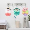 PHOGARY 3 Pack Bath Loofahs Shower Sponge Balls, Animal Mesh