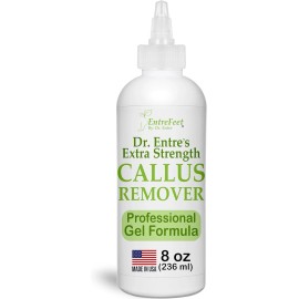 EntreFeet Dr. Entre's Callus Remover Gel: 8oz Extra Strength with Precision Clear