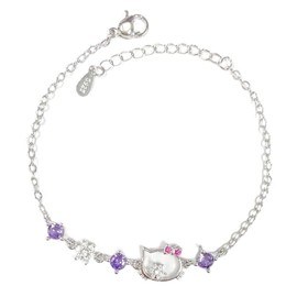 WKxinxuan Girls' Bracelet KT Bracelet Jewellery Set, Girls' Bracelet Girls, KT Bracelet Jewellery Things, Suitable for Everyday Use, Suitable as a Birthday Gift for Friends, Stainless Steel