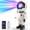 Rossetta Astronaut Galaxy Projector, Star Projector for Bedroom Bluetooth Speaker