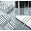 Pack of 24 Stainless Steel Barbecue Skewers, BetterJonny 30 cm,