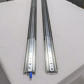 Kay Enterprises 48" Full Ext 500 LB Drawer Slides Steel Roller Ball Lock In-Out One Trigger Lock