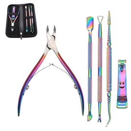 6 Piece Sweetskin Treatment Set Cuticle Nipper Gel Nail Off Kit Litter Nipper Sweetskin Professional Nail Nipper Nail Care Stainless Steel