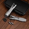 ainhue A391 Compact 3.91 inches Stonewashed TC4 Titanium Pry Bar