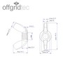 Offgridtec Wing Nuts Stainless Steel A2 V2A 304 DIN315 Pack