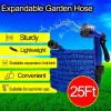 Stronger Deluxe Expandable Flexible Garden Hose Water Hose 25Ft Blue