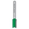 Trend CraftPro Straight Two Flute Router Cutter Bit, 1/4 Inch