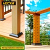 AECXM Deck Post Covers (2, Post 6″-Actual: 5.5″)