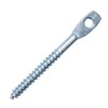 3" Eye Lag Wood Screw Zinc Plated (Qty 100)