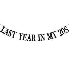 Last Year in My 20s Banner, 29 and Feeling Fine, 29 & Fabulous, Happy 29th Birthday Party Decorations