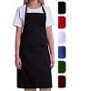 MHF BIB APRON WITH 2 WAIST POCKETS-1 PIECE PACK- COLOR