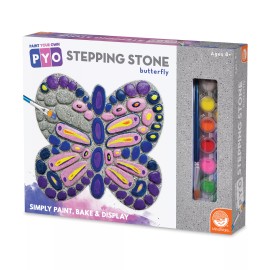 MindWare New - MindWare Paint Your Own Stepping Stone - Butterfly - Ages 8+ | 1 player