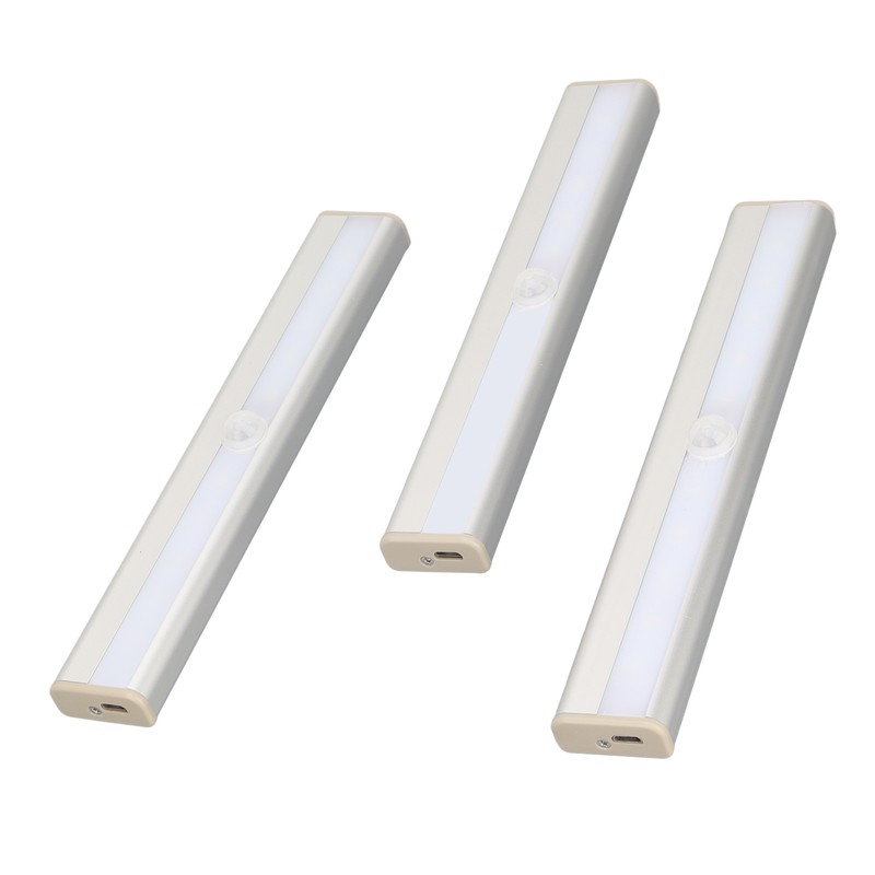 3Pcs Wireless Motion Sensor LED Lights Automatic On and Off