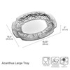 Wilton Armetale Acanthus Large Tray, 19.25 Inch, Silver