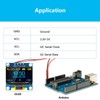 QIQIAZI 0.96 Inch OLED Display I2C Module, 5 Pieces I2C