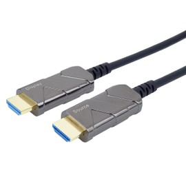 PremiumCord 8K Optical Active Ultra High Speed HDMI 2.1 Fiber Optic Cable 48Gbps HDMI 2.1 3D EDID ARC Video Resolution 8K@60Hz Gold Plated Length 15m