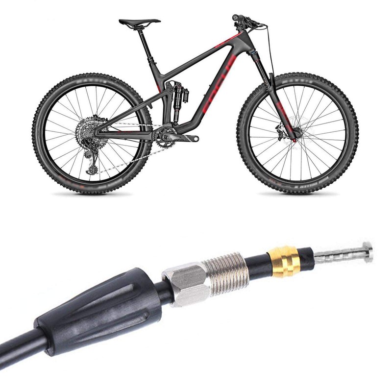 ECSiNG Hydraulic Disc Brake Hose Repair Kit, 2.5m Hose Olive