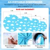 Tingjoo 7.2 FT Round Backdrop Cover Blue Sky White Clouds
