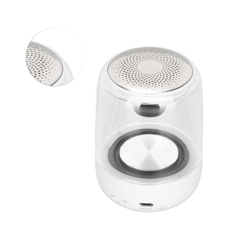 LED Bluetooth Speaker Wireless Stereo Speaker with 7 Light Modes