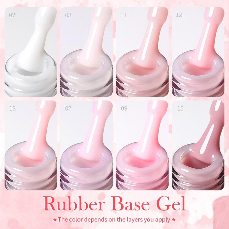 Bon Pretty 본 프리티 15ML 밀키 핑크 고무 베이스 젤