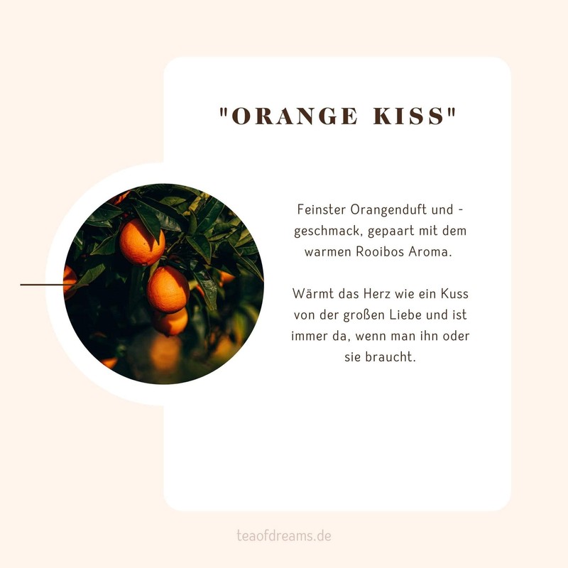 Rooibo Tea Organic "Orange Kiss" Rooibo Tea with a Touch