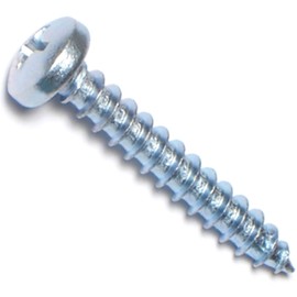 Hard-to-Find Fastener 014973298388 Phillips Pan Sheet Metal Screws, 10 x 1-1/4, Piece-100, zinc