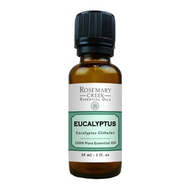 Eucalyptus Essential Oil - Therapeutic Grade - 100% Pure & Natural - Non-Diluted - Aromatherapy and Massage Therapy, Oil Diffusers & DIY Products - by Rosemary Creek Essential Oils (30 ml (1 Ounce))