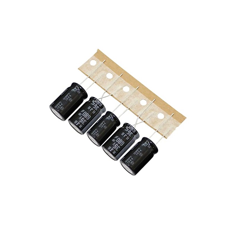 Elko Capacitor 10x Radial 680µF 35V Electrolytic Capacitor up to