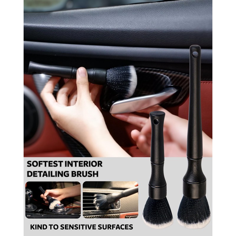 PRO Car Interior Cleaning Kit (9-Piece) - Deep Clean Tools
